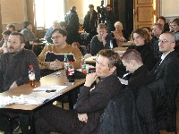 Gr&uuml;ndungstreffen des Netzwerkes Reformlinke am 16.2.2003; Foto: Axel Hildebrandt
