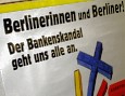 Wanderausstellung &uuml;ber den Berliner Bankenskandal 2001; Foto: Heidi Wagner