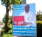 Rudolf Kujath wirbt f&uuml;r die EU-Wahl; Foto: Axel Hildebrandt