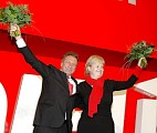Die neuen Pareivorsitzenden; Foto: Elke Brosow