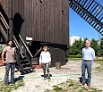 beim neuen M&uuml;ller der Bockwindm&uuml;hle; Foto: privat