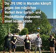Unterst&uuml;tzung f&uuml;r JFE UNO; Foto: privat