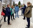 Besuch der Unterkunft f&uuml;r Gefl&uuml;chtete in Steglitz-Zehlendorf; Foto: Feliks