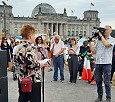 Lage unterdr&uuml;ckter Frauen im Iran - Protestaktion 'Walk for freedom'; Foto: Axel Hildebrandt