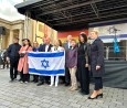 Solidarit&auml;tskundgebung f&uuml;r Israel; Foto: Heidi Wagner
