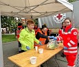 DRK-Aktion auf dem Helene-Weigel-Platz; Foto: Heidi Wagner