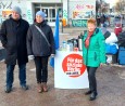 Wahlkampf und W&auml;rmespenden in Pankow; Foto: privat