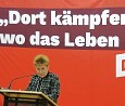 Petra Pau - Er&ouml;ffnungsrede der LVV Die Linke Berlin; Foto: privat