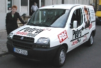 Petra's Wahlmobil; Foto: Axel Hildebrandt